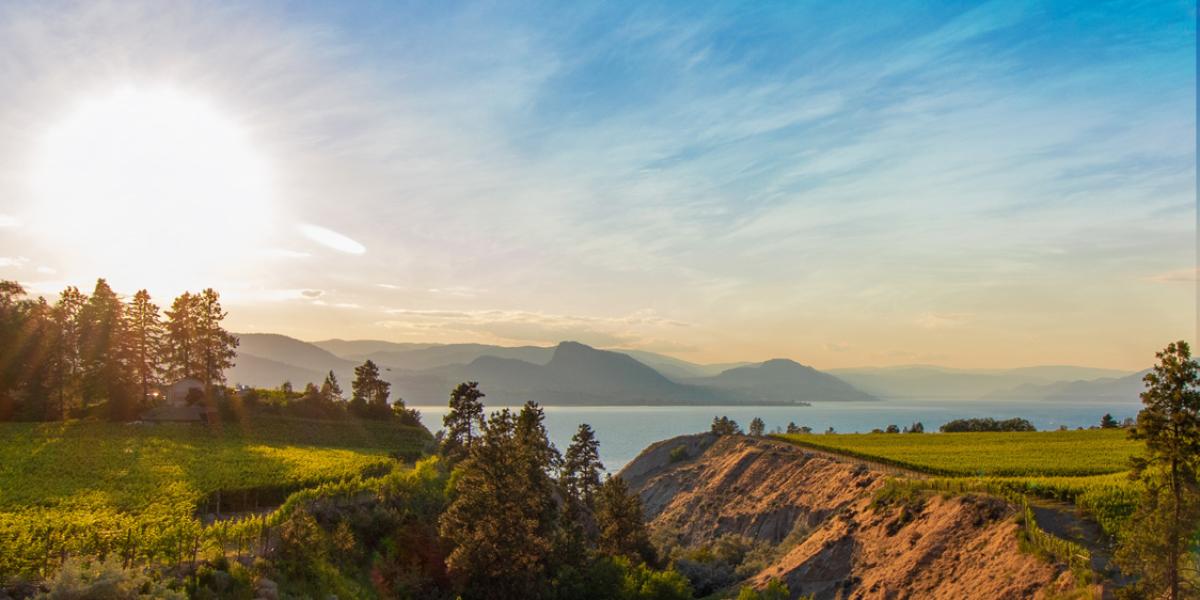 Mountain Take in the beauty of the lake and surrounding landscape from the hills around Kelowna, including Mi